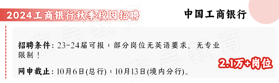 境內39家分行，2.1萬+崗位！