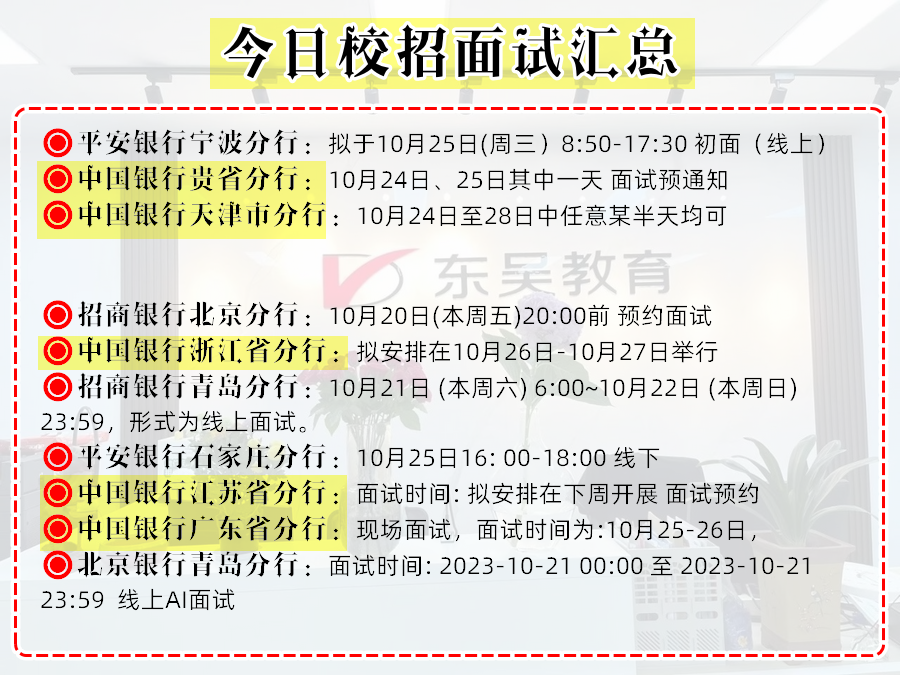 2024年銀行秋招面試常問問題有哪些？